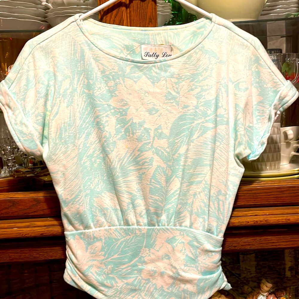 Vintage Sally Lou Vintage top  (000265)